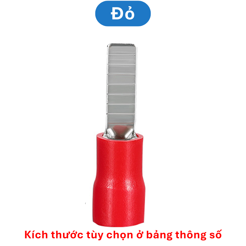 (50 cái) Đầu Cos pin dẹp, đầu kim dẹp DBV