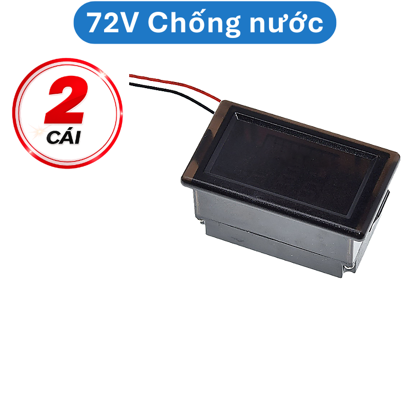 Đồng hồ đo điện áp và hiển thị mức pin 12V/24V/36V/48V/60V/72V