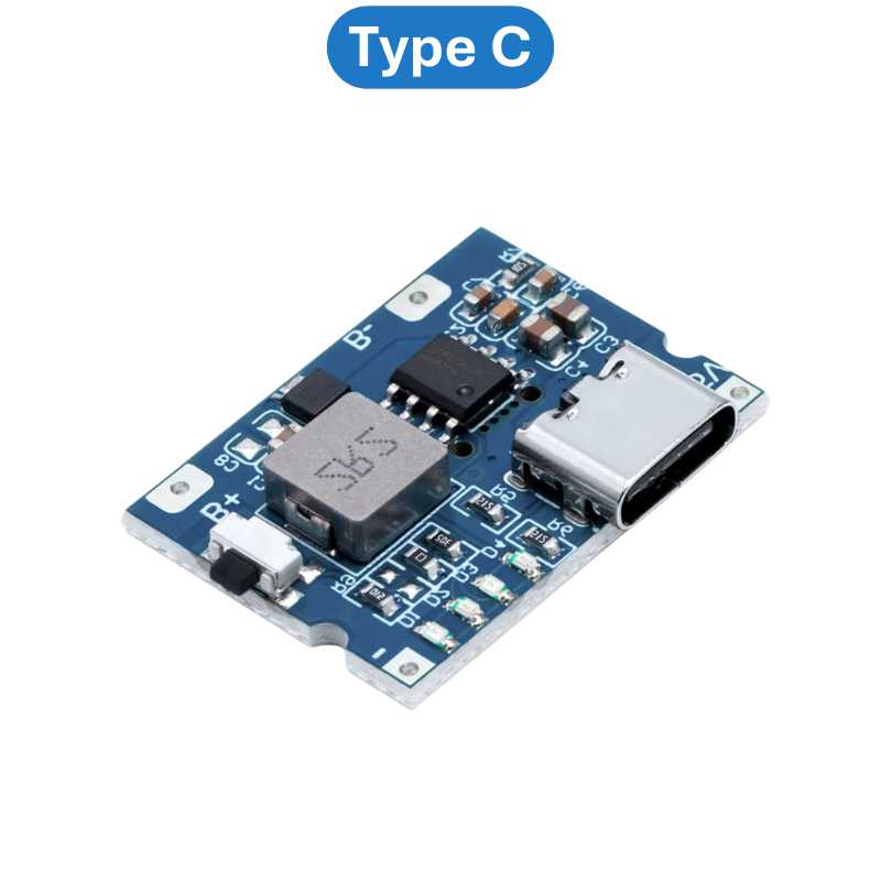 Mạch sạc pin dự phòng 5V 600mA mini có led báo trạng thái
