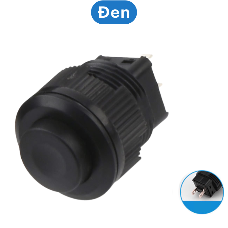 Nút nhấn nhả ( reset) R16 - 520 lỗ khoét 16mm 2 chân