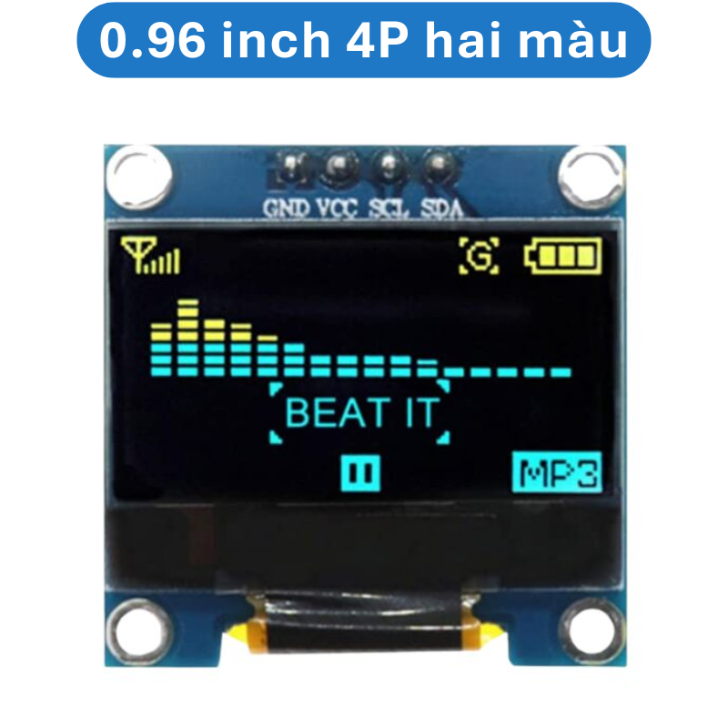 Màn hình LCD OLED giao tiếp I2C hoặc SPI