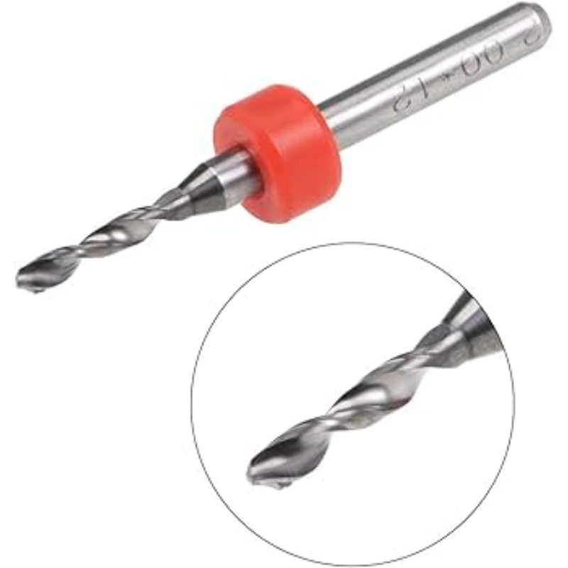 (2 Cái) Mũi khoan PCB, chuyên khoan, cắt, phay các vật liệu cứng như đá quý, vỏ chai, bo mạch