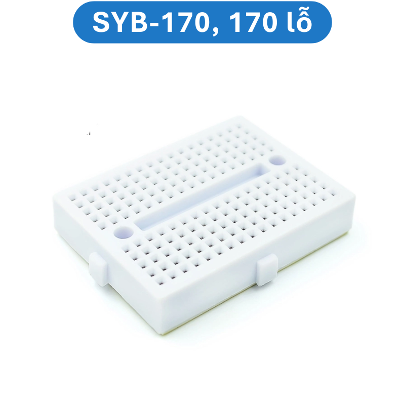 Breadboard lỗ cắm, bo cắm test linh kiện,mạch,học tập,…