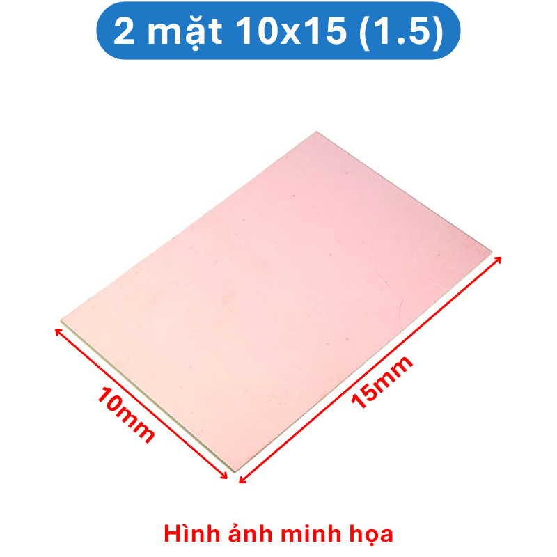 Phíp đồng FR4 làm mạch in thủ công 1 mặt, 2 mặt