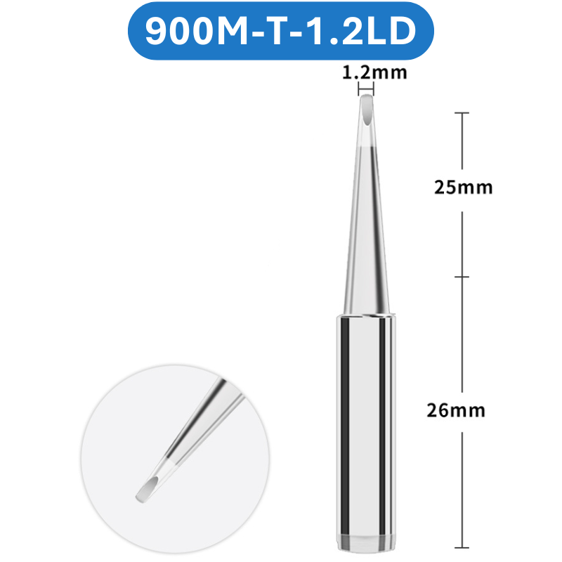 Mũi hàn Yihua màu bạc 900M - T loại tốt