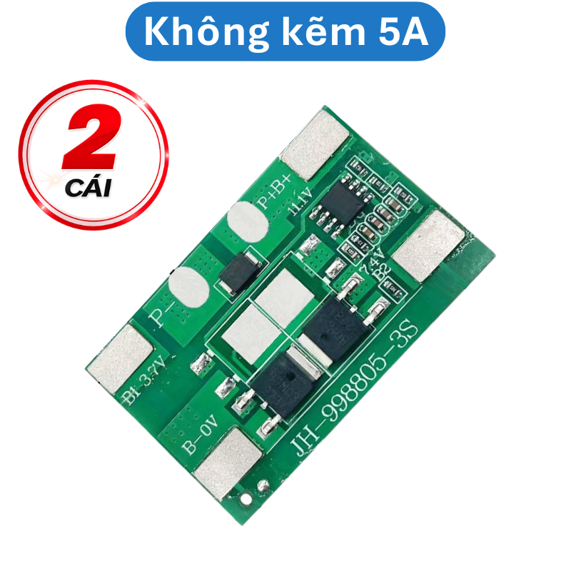 Mạch cân bằng bảo vệ pin lithium 18650 BMS 3S có/không có kẽm hàn