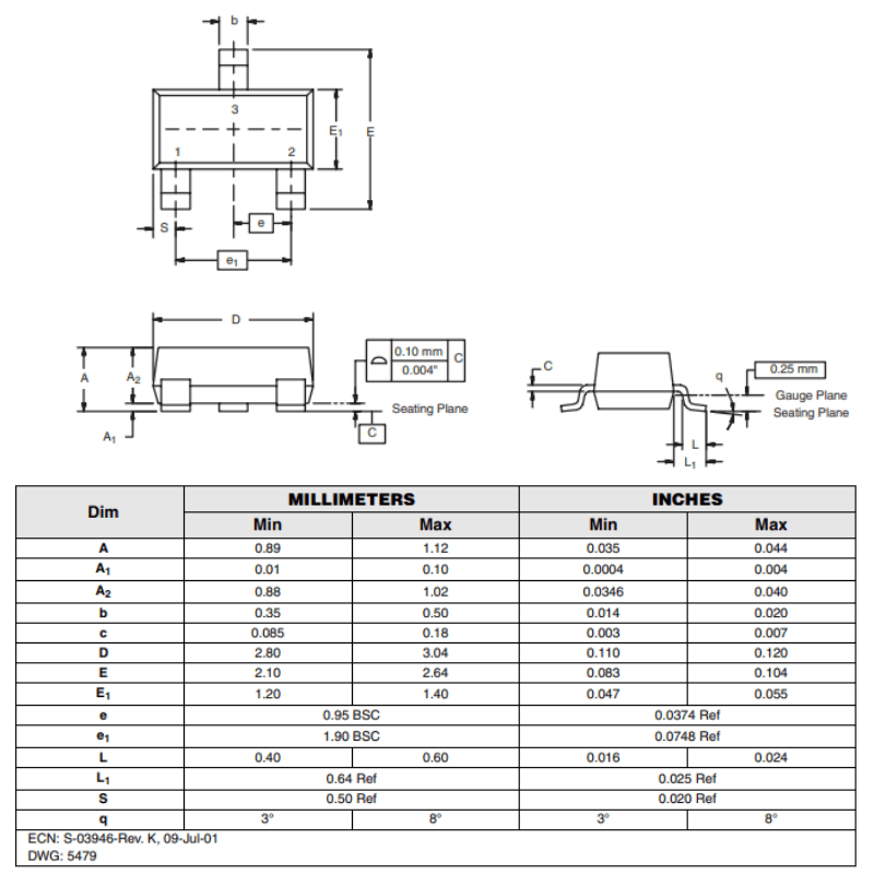 (10 con) Transistor BJT PNP dán SS850, SS8550, A1015, BC807, MMBT3906