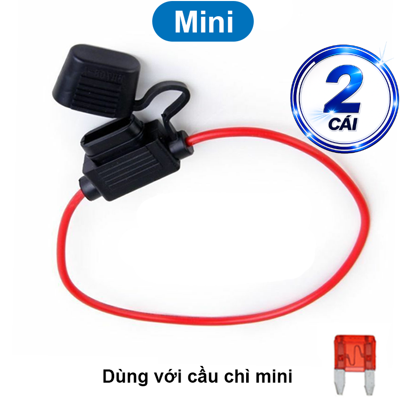 Hộp gắn cầu chì ra dây chống nước cho xe máy, xe hơi