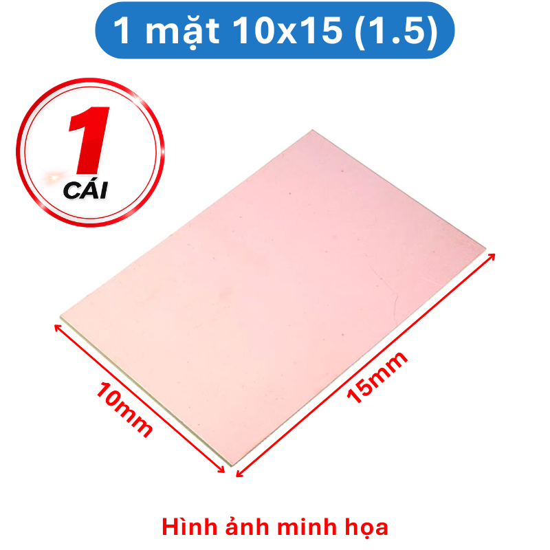 Phíp đồng FR4 làm mạch in thủ công 1 mặt, 2 mặt