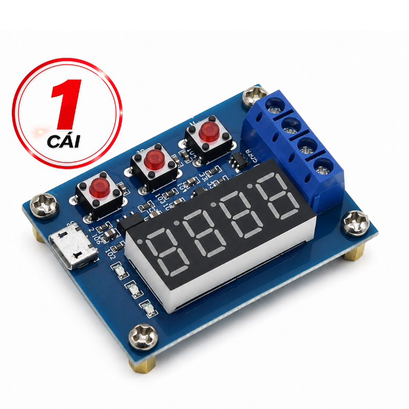Mạch kiểm tra dung lượng pin 18650 màn hình LED