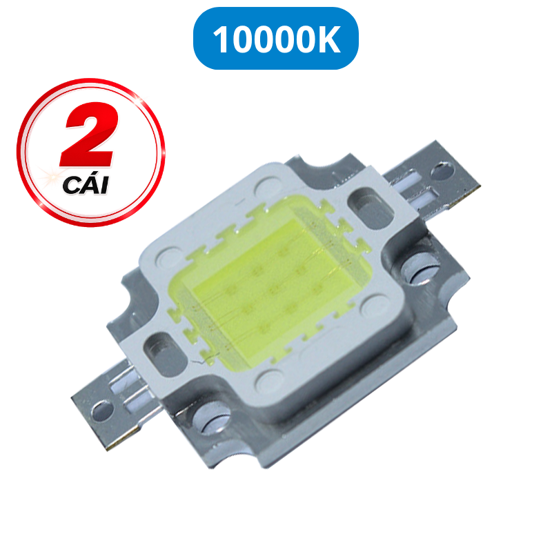 LED COB ánh sáng trắng mát công suất 12V 10W 600mA 10000K / 30000K