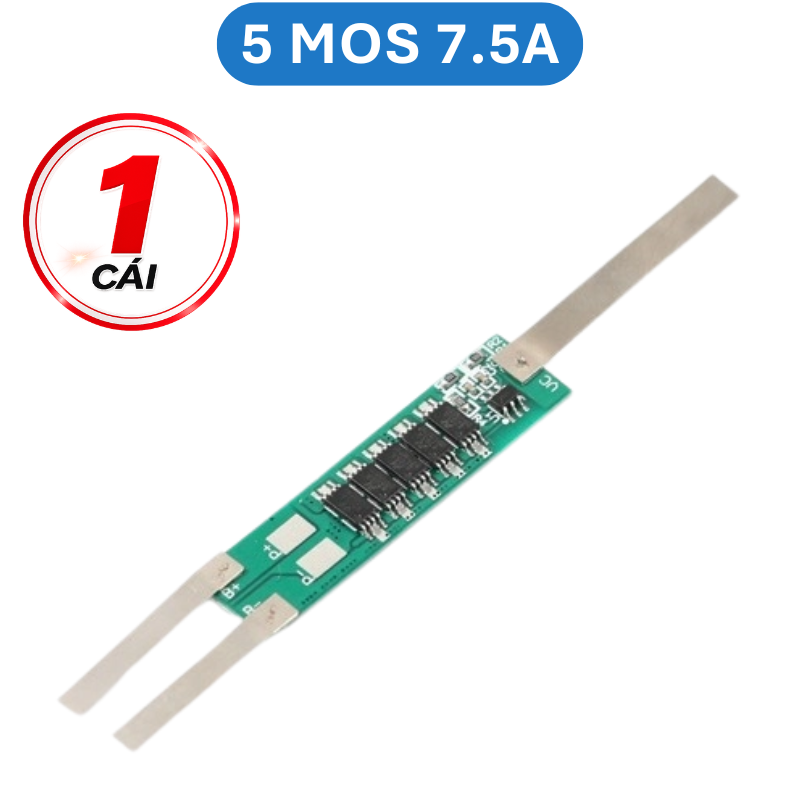 Mạch bảo vệ pin sắt LifePo4 2S 6.4V có sẵn kẽm hàn