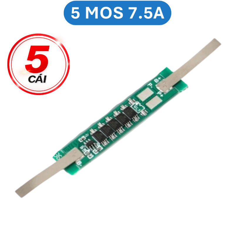 Mạch bảo vệ pin sắt LifePo4 1S 3.2V có sẵn kẽm hàn