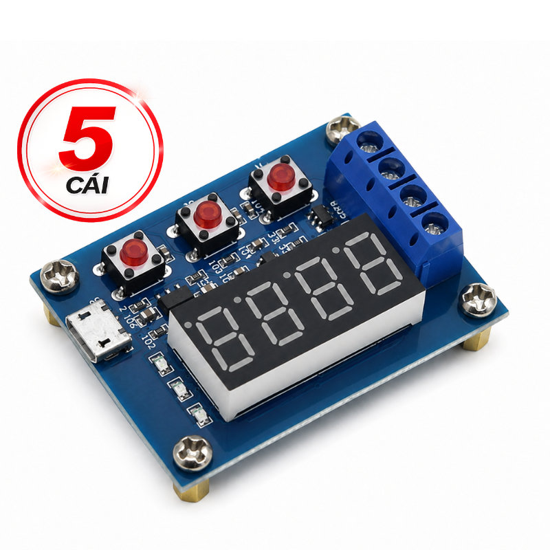 Mạch kiểm tra dung lượng pin 18650 màn hình LED