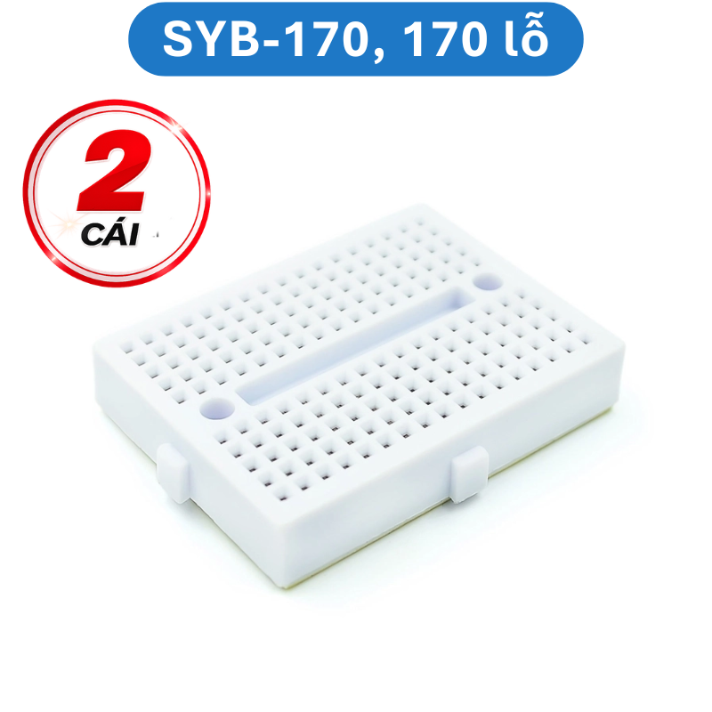 Breadboard lỗ cắm, bo cắm test linh kiện,mạch,học tập,…