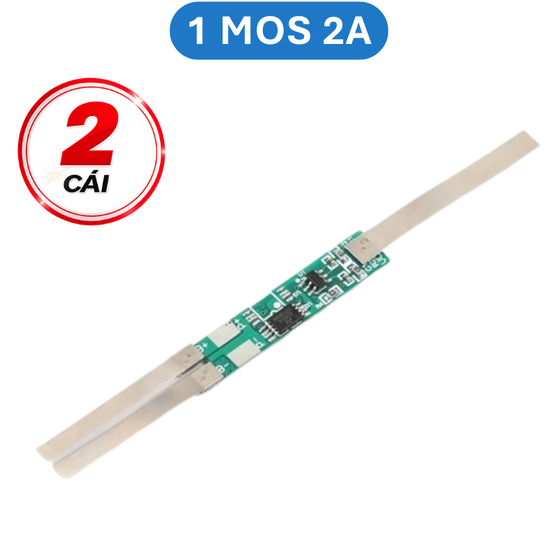 Mạch bảo vệ pin sắt LifePo4 2S 6.4V có sẵn kẽm hàn