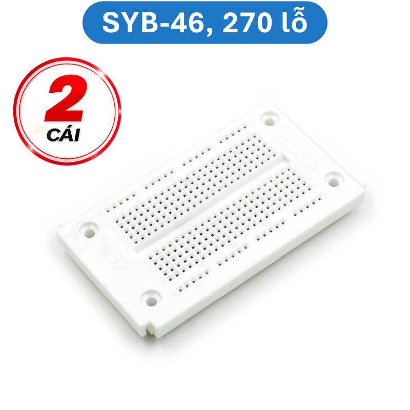 Breadboard lỗ cắm, bo cắm test linh kiện,mạch,học tập,…