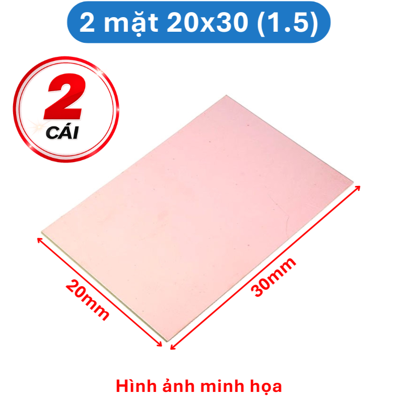 Phíp đồng FR4 làm mạch in thủ công 1 mặt, 2 mặt