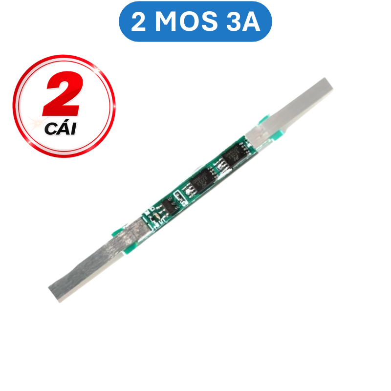 Mạch bảo vệ pin sắt LifePo4 1S 3.2V có sẵn kẽm hàn