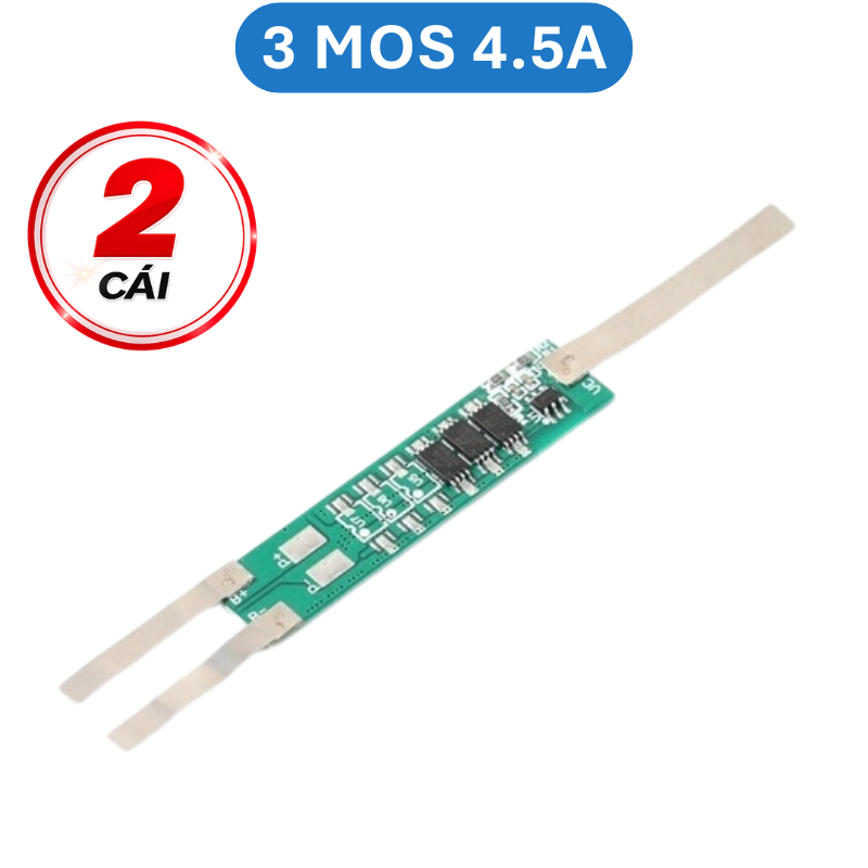 Mạch bảo vệ pin sắt LifePo4 2S 6.4V có sẵn kẽm hàn