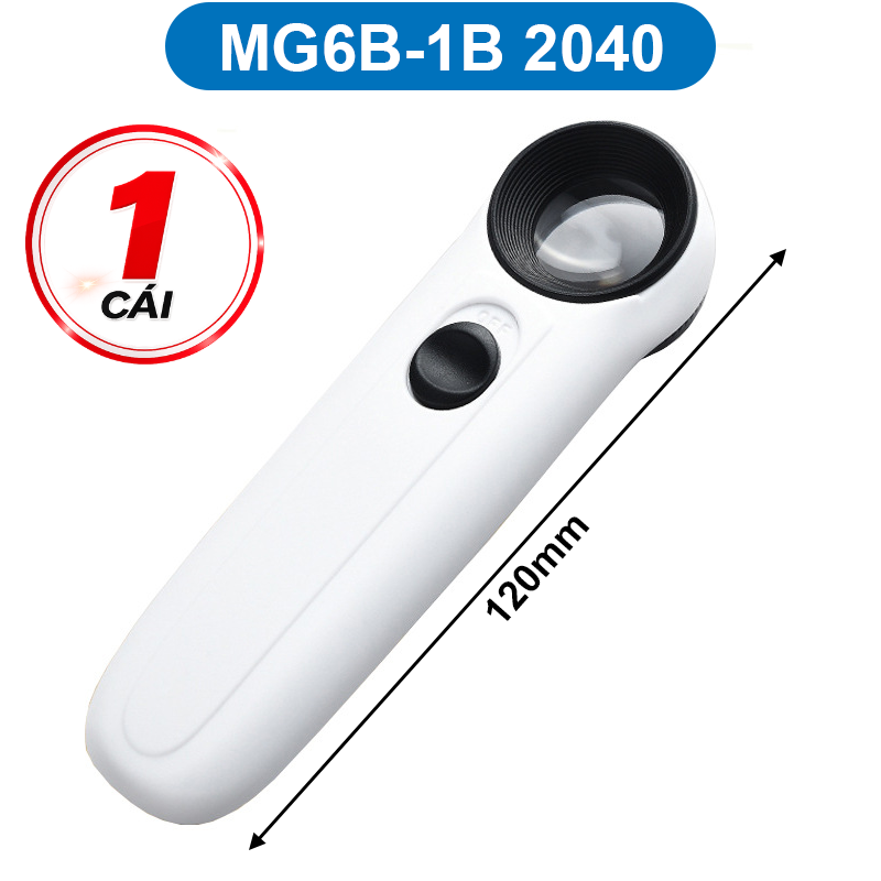Kính lúp cầm tay có đèn LED, kính zoom đọc sách…