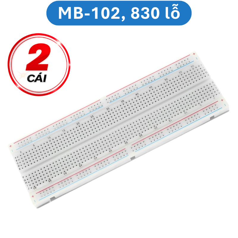 Breadboard lỗ cắm, bo cắm test linh kiện,mạch,học tập,…