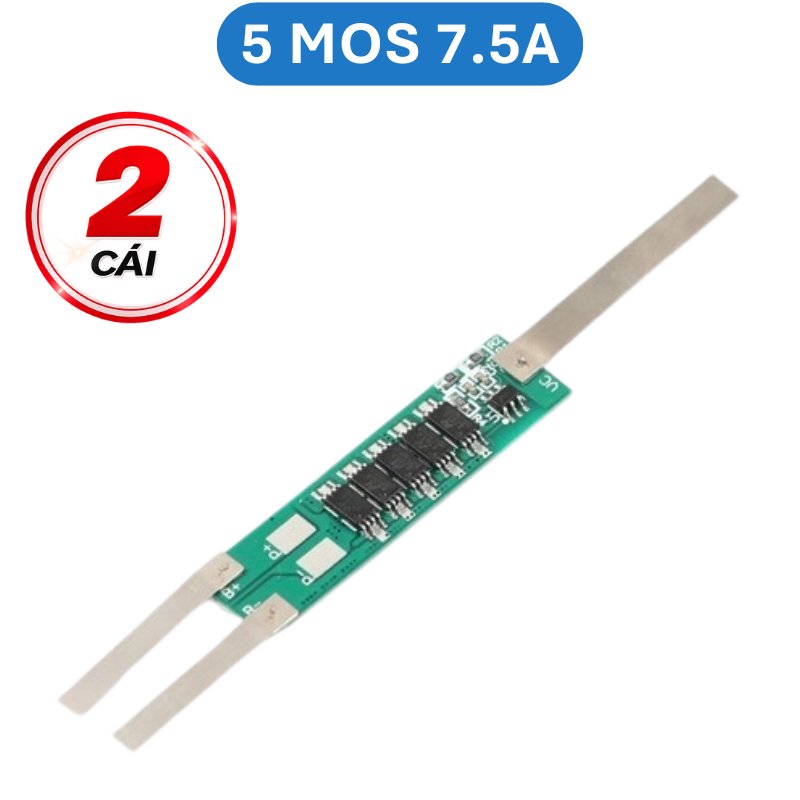 Mạch bảo vệ pin sắt LifePo4 2S 6.4V có sẵn kẽm hàn