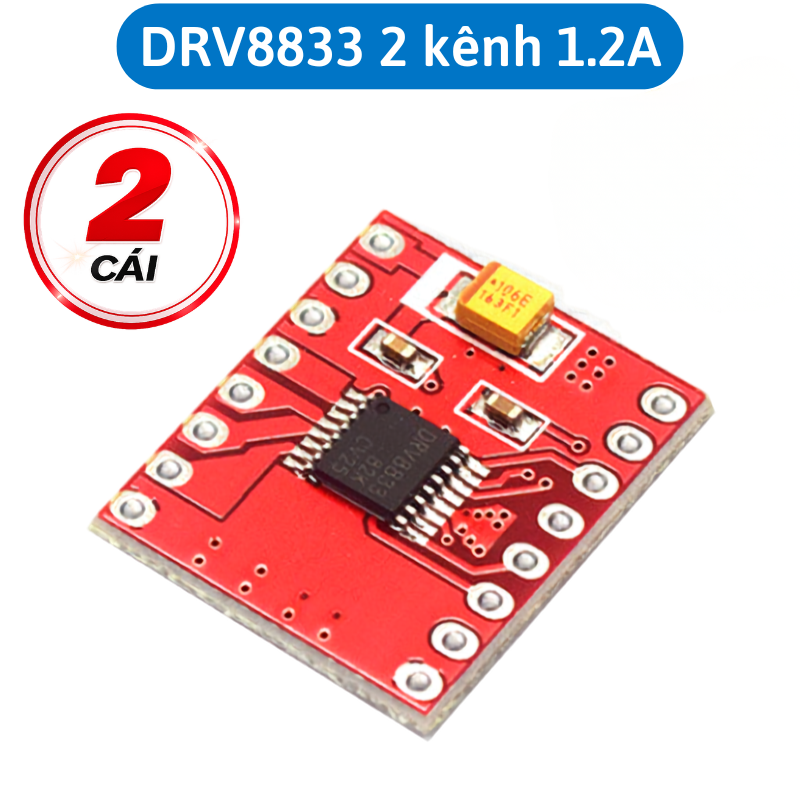 Mạch cầu H điều khiển động cơ L298N, L9110S,DRV8833 2 kênh