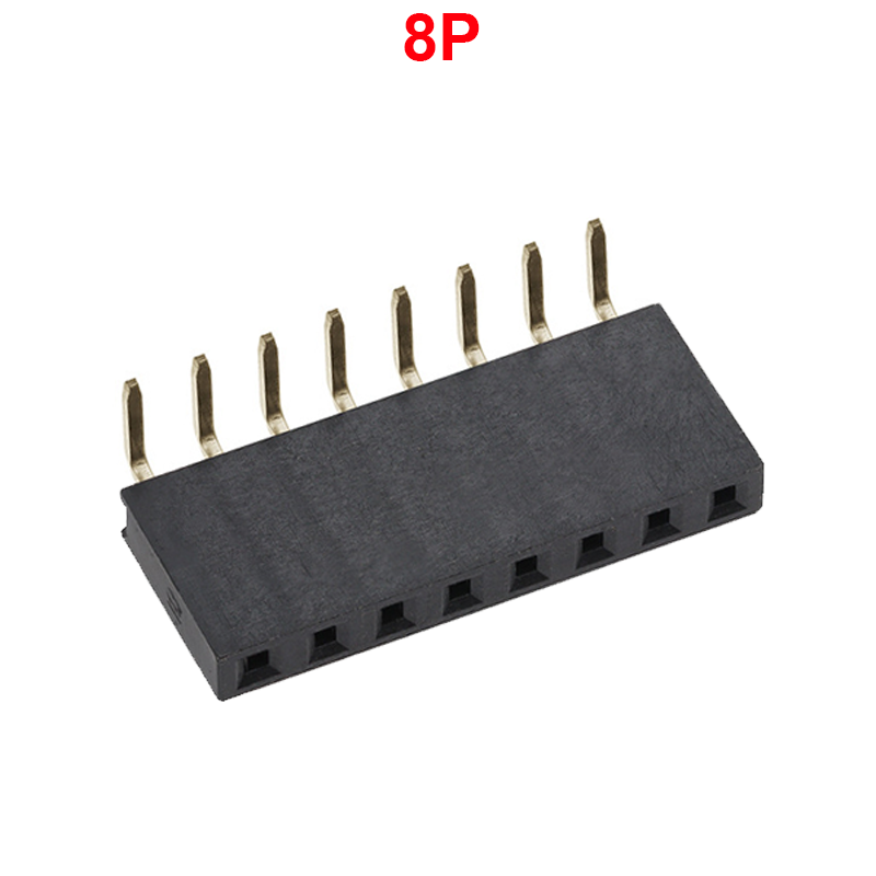 Hàng rào cái đơn 2.54mm cắm chân cong cao 8.5mm