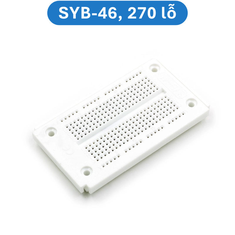Breadboard lỗ cắm, bo cắm test linh kiện,mạch,học tập,…