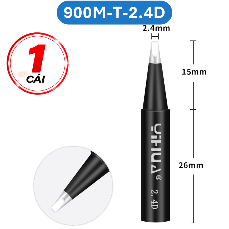 Mũi hàn Yihua 936 màu đen - 900M - T loại tốt