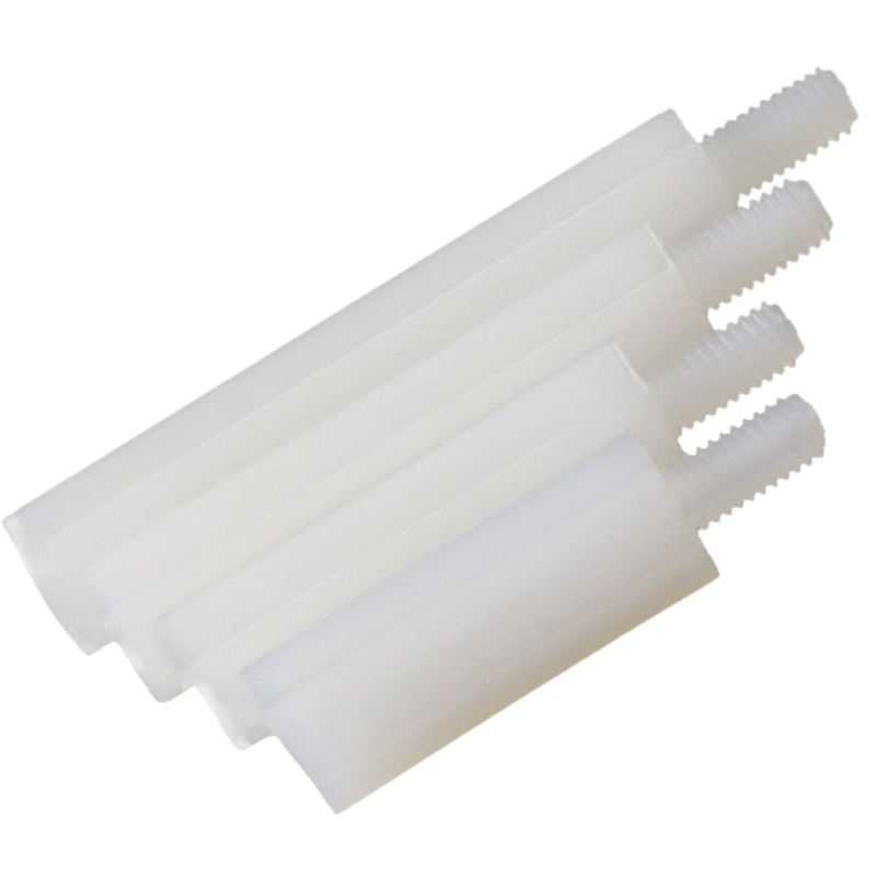 (20 Cái) Trụ nhựa trắng Đực - Cái M3