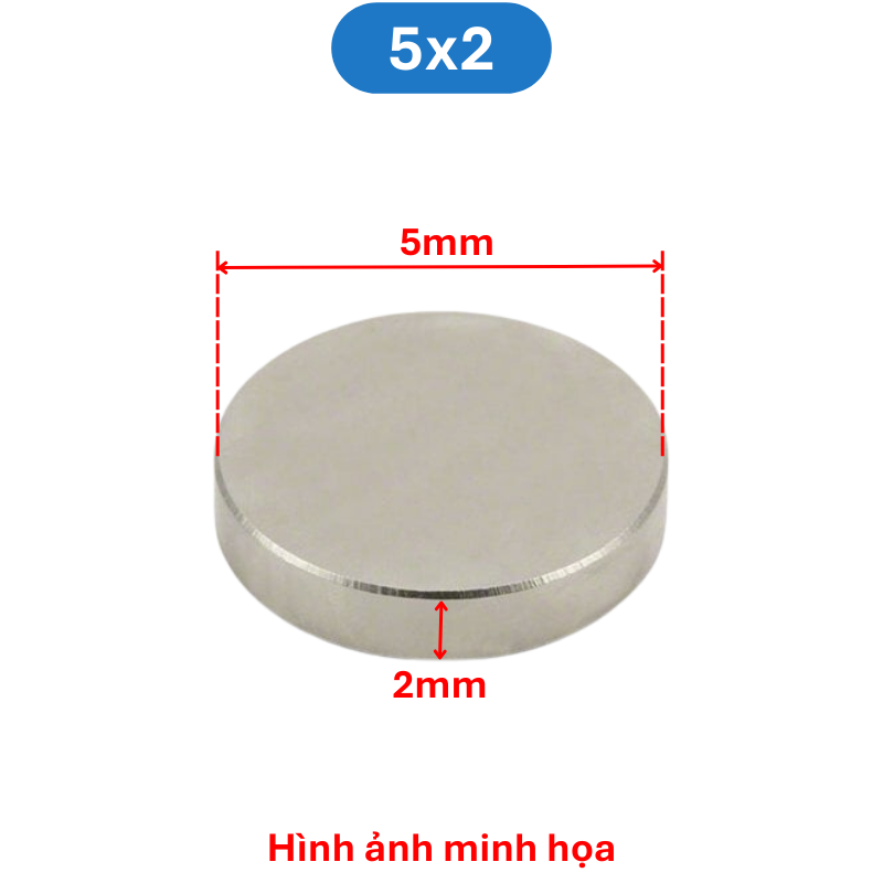 Nam châm đất hiếm tròn không lỗ