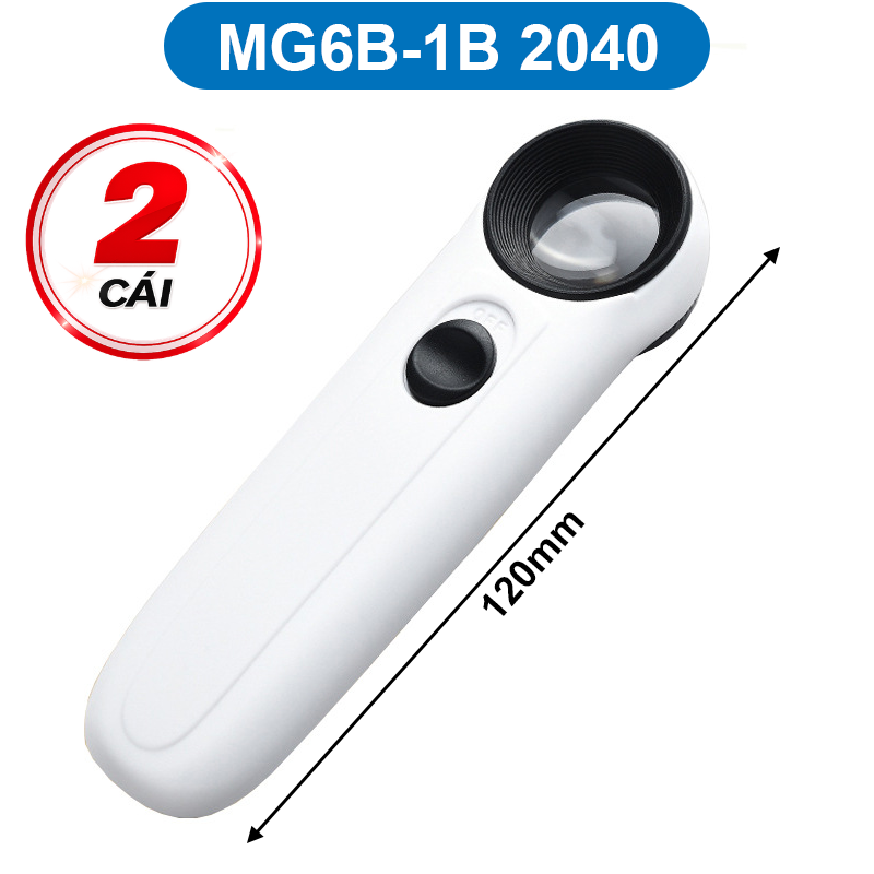 Kính lúp cầm tay có đèn LED, kính zoom đọc sách…