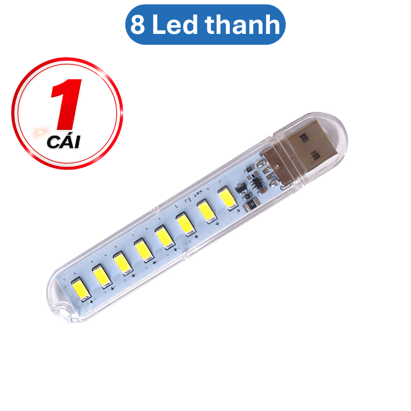 Đèn Led siêu sáng 5V, cáp kim loại, cáp on off