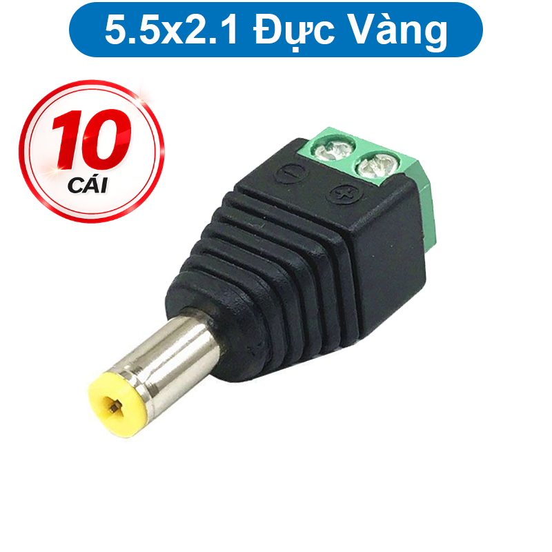 Jack nối nguồn DC 1A vặn vít