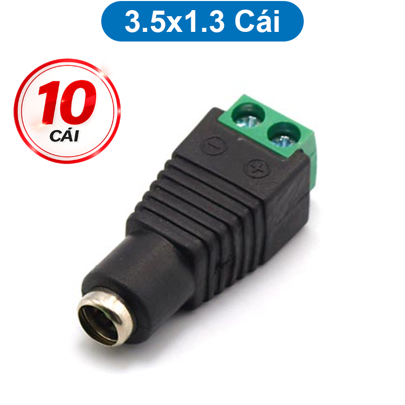 Jack nối nguồn DC 1A vặn vít