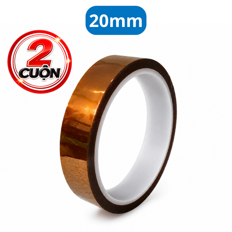 Băng keo cách điện chịu nhiệt độ cao polymide màu nâu