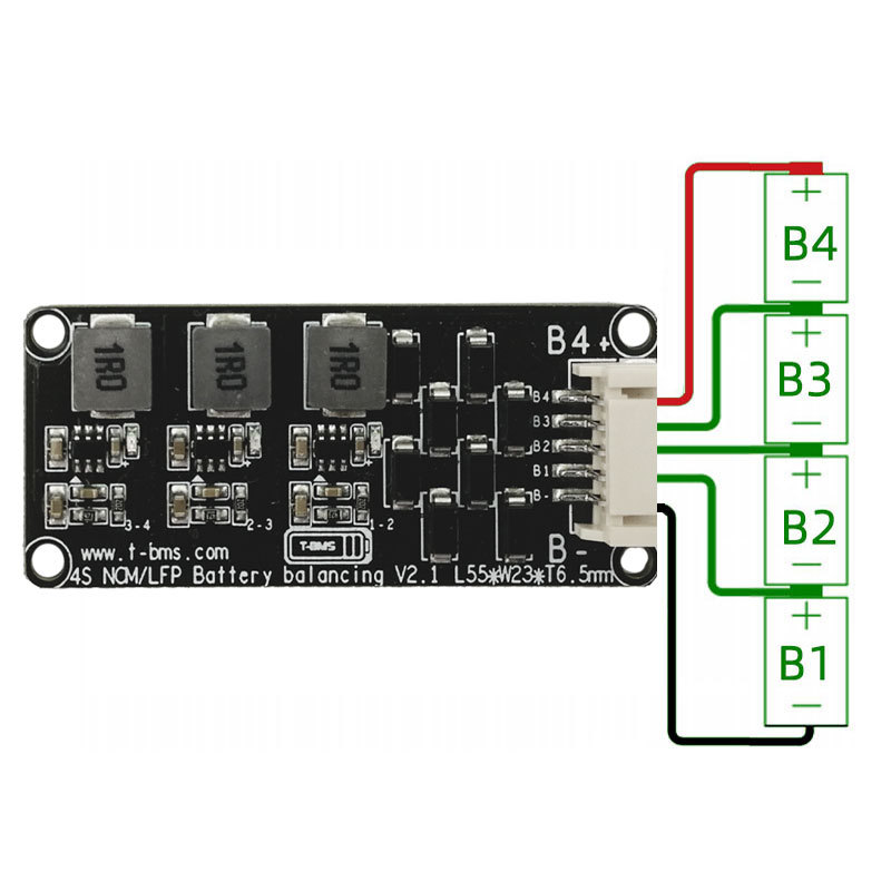 Mạch cân bằng điện áp pin chủ động dòng 1.2A cho khối pin từ 2S - 17S