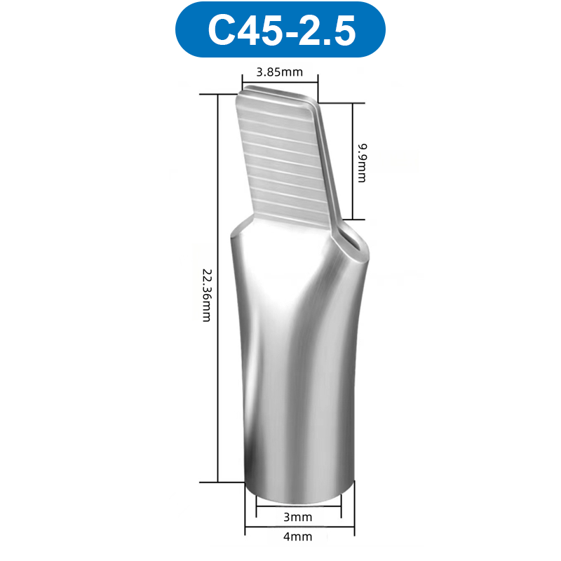 Đầu cos mỏ vịt, đầu cos pin dẹp trần C45 dùng cho CB