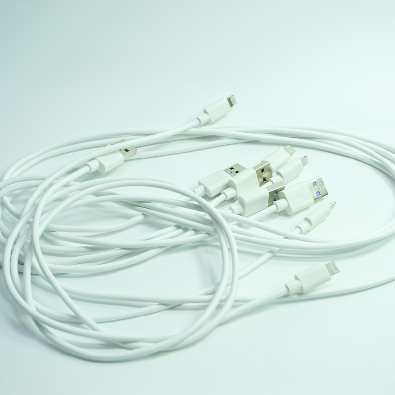 Dây cáp sạc iphone, cổng lightning 5A màu trắng 1 mét