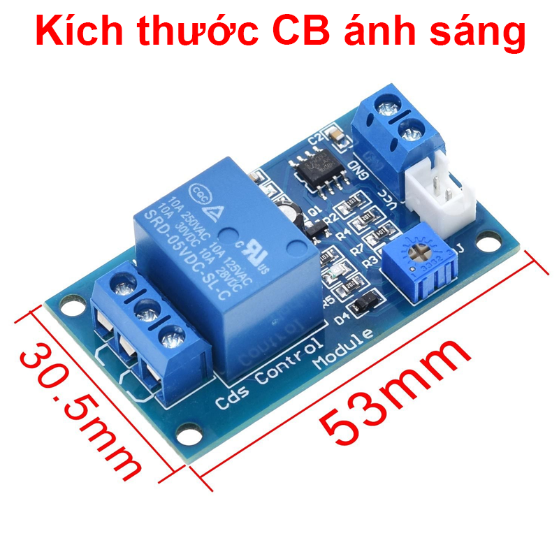 Mạch Cảm biến độ ẩm đất, ánh sáng, nhiệt độ