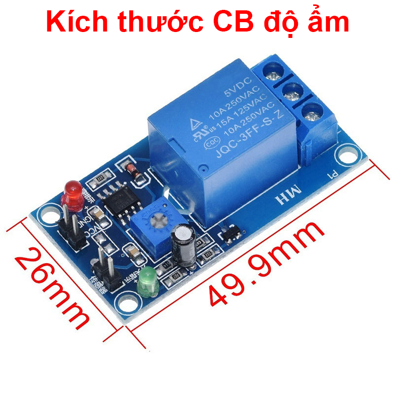 Mạch Cảm biến độ ẩm đất, ánh sáng, nhiệt độ