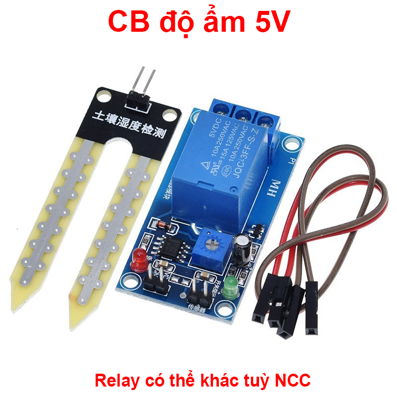 Mạch Cảm biến độ ẩm đất, ánh sáng, nhiệt độ