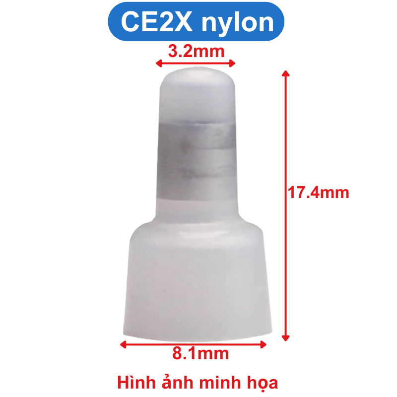 Đầu Cos bít đầu cỡ dây 22AWG - 8AWG tiện dụng