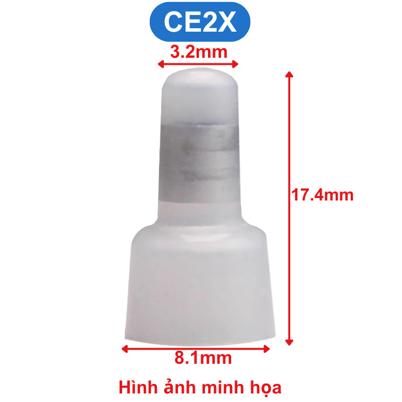 Đầu Cos bít đầu cỡ dây 22AWG - 8AWG tiện dụng