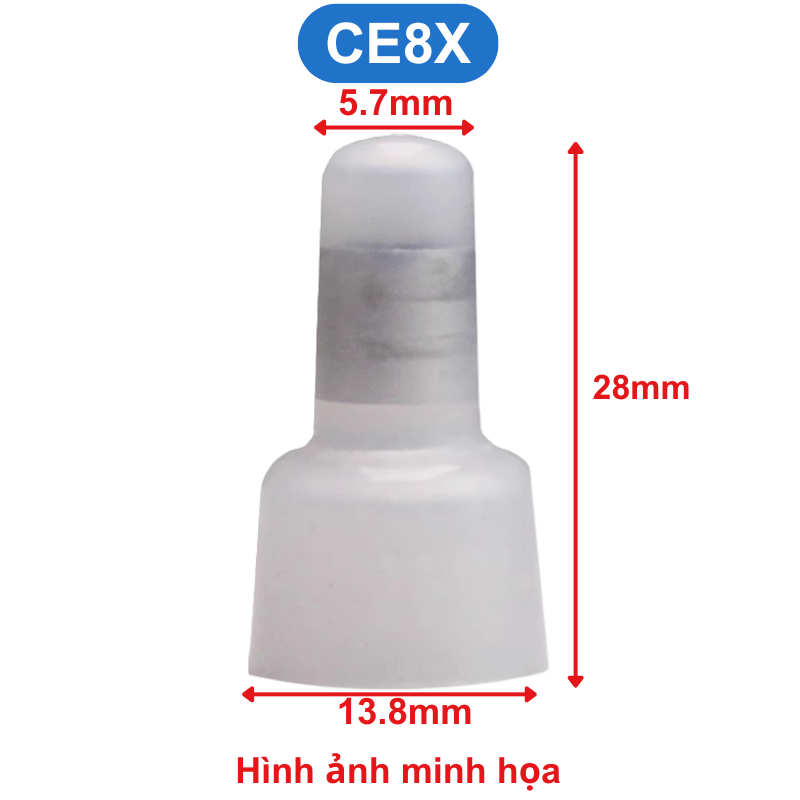 Đầu Cos bít đầu cỡ dây 22AWG - 8AWG tiện dụng