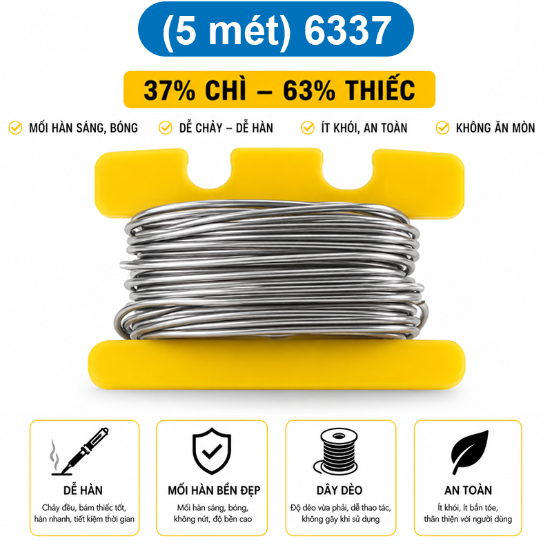 Chì hàn dây Asahi 6337 / Leadfree