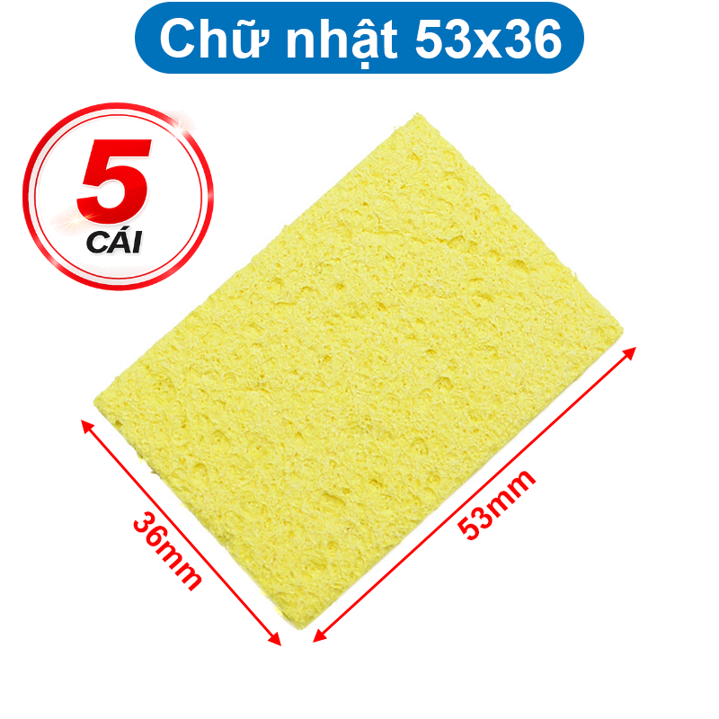 Bọt biển vệ sinh mũi hàn loại vuông / tròn / chữ nhật