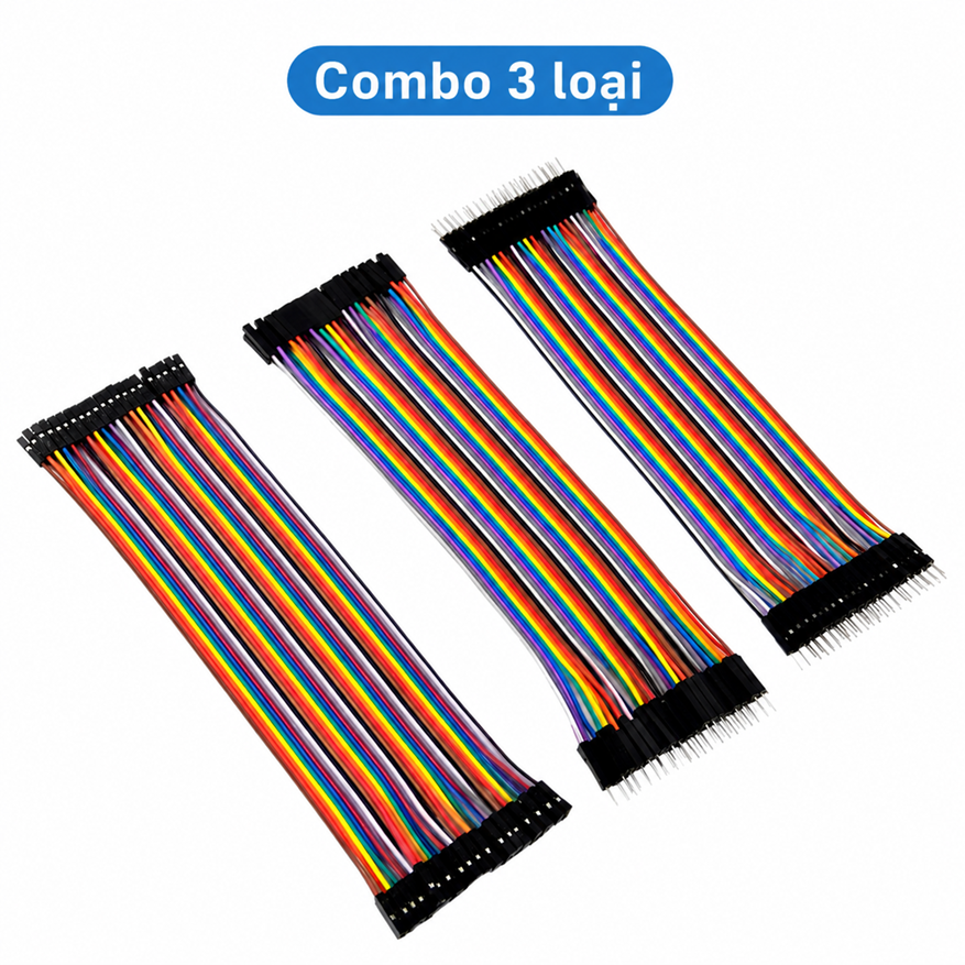 Dây bus 2.54 đủ màu 10 - 40cm ( 40 sợi 1 bus)